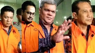 Gelagat para Tersangka Suap Hakim PN Jakarta Selatan Saat Hendak Ditahan KPK