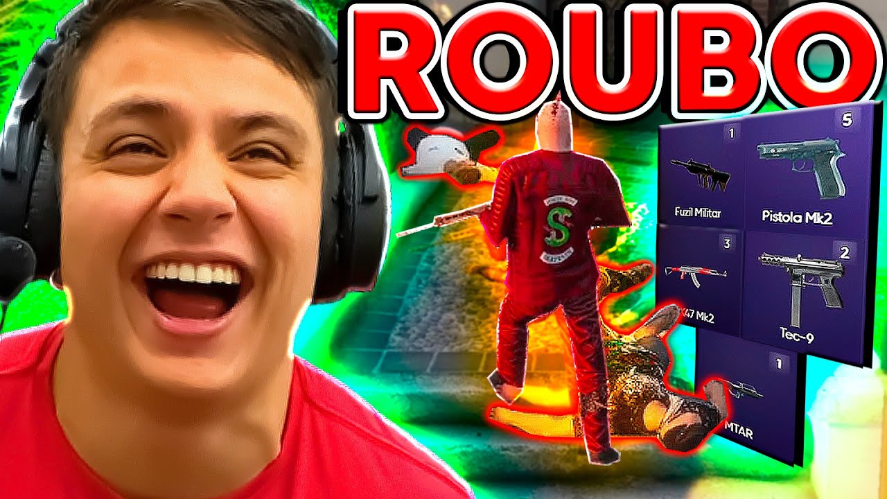 ROUBEl MUITA ARM@ no GTA RP 😱 (Paulinho o LOKO)