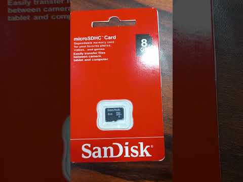 Sandisk microsdhc card 8gb