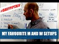 SIMPLE FOREX TRADING MY FAVORITE M AND W SETUPS