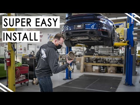 Porsche 992 Turbo 2021+ | Sport Catalytic Converter Installation | How To Do It Yourself