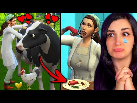 The Sims 4 ...but I EAT ALL THE ANIMALS