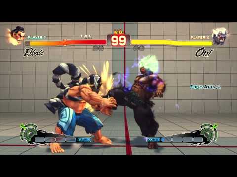 Nadroj Sleek (E.Honda) vs Shin Ramon (Oni) - AE2012 - Golden Night Fights 2