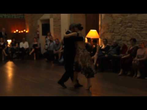  Fernando Jorge  and  Alexandra Baldaque  are  dancing  at  Compostela Tango Festival  in  2017