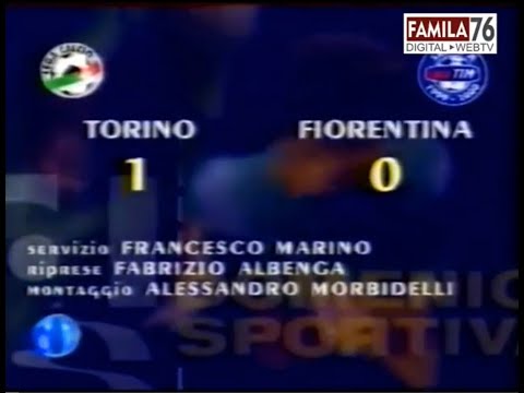 Torino-Fiorentina 1-0 (Ferrante) del 12 marzo 2000 stadio "Delle Alpi", calcio Serie A