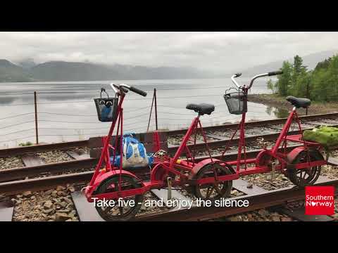 Railway biking in Flekkefjord