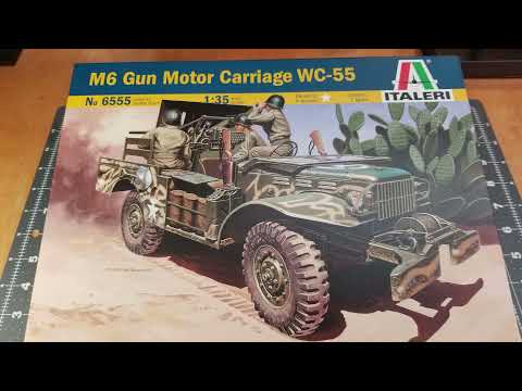 Italeri 1/35 M6 Gun Motor Carriage WC55 Video Preview