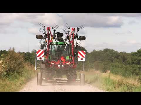 Vicon Fanex 904C – 9m tedder with carrier frame
