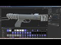 Sterling Survival SMG model mesh showcase (pre-texture)