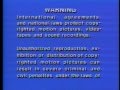 FBI Interpol OIPC Warning Screen Warner Home Video Version English Français