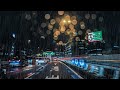 ️Driving On The Rainy Urban Highway Relax Fall Asleep Fast