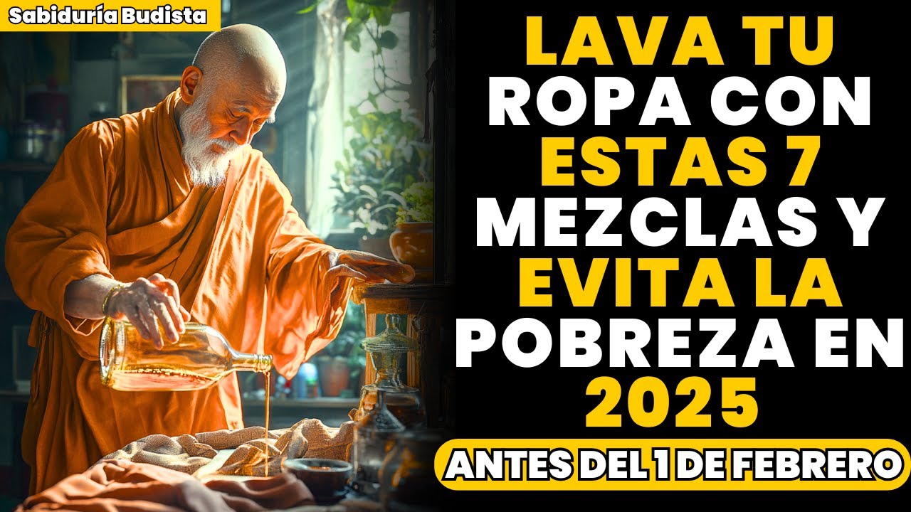 Lava tu Ropa con Esto Antes del 5 Enero y Atrae Mucho Dinero en 2025 | Enseñanzas Budistas