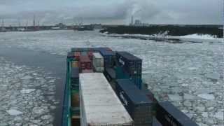 preview picture of video 'Frachtschiffreise mit MS Anna Sirkka -  Rauma / Finnland  (17.3. - 19.3.2012 )'