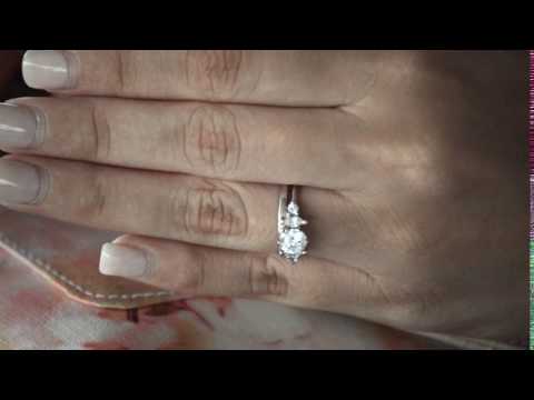 0.5 ct. Round and Marquise Wedding Ring Wrap - TwoBirch TB-WRAP-0005-WG-H