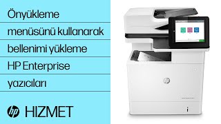 Yazıcı kurtarırken Önyükleme menüsünü kullanarak bellenimi yükleme | HP LaserJet Enterprise yazıcı