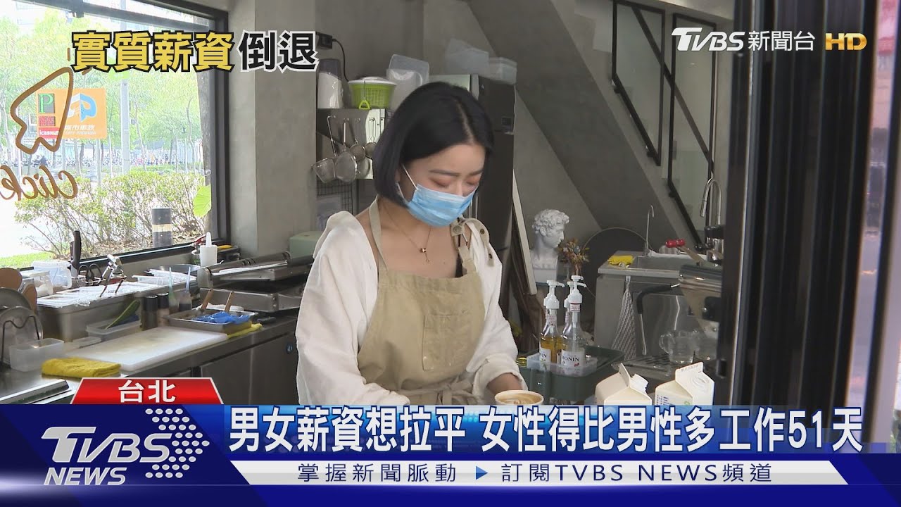 男女薪資落差14% 女性想平薪要多工作51天