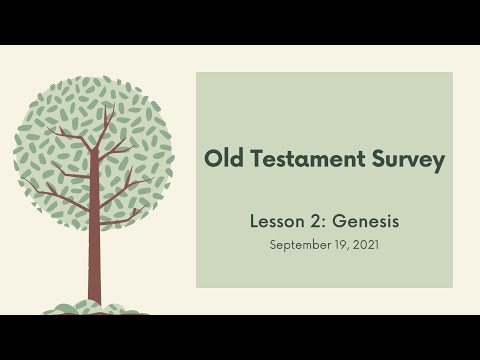 Old Testament Survey: Lesson 2, Genesis
