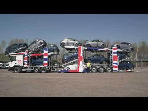 NEW Rolfo EGO 539 4K - Car carrier UK - Loading