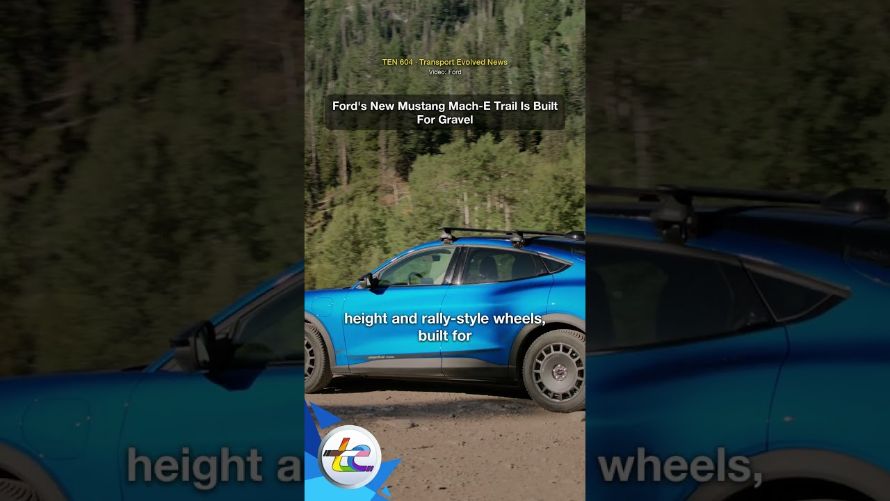 Ford's New Mustang Mach-E Trail Is Built For Gravel!