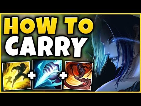 HOW TO WIN EVERY GAME WITH BLUE KAYN IN SEASON 9! (EASY 1V5 EVERY GAME) - League of Legends