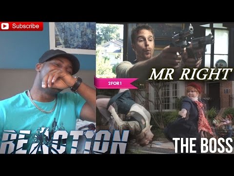 The Boss Red Band Trailer + Mr. Right Official Trailer 1 REACTIONS!