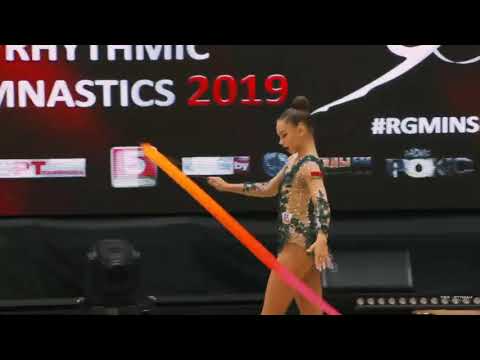 Anastasiia Salos Ribbon AA - World Challenge Cup Minsk 2019
