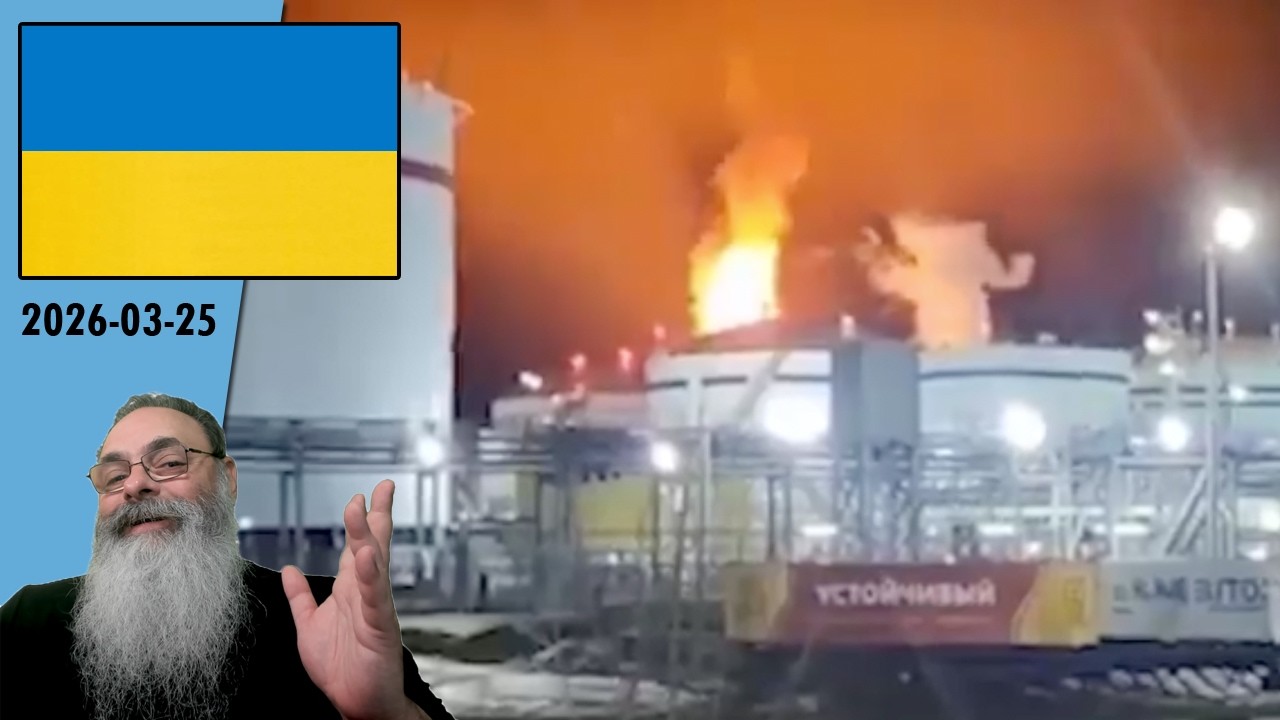 #Ucrânia 2026-03-25: UCRÂNIA destrói TODOS os PORTOS RUSSOS no BÁLTICO e PARA EXPORTAÇÕES da RÚSSIA