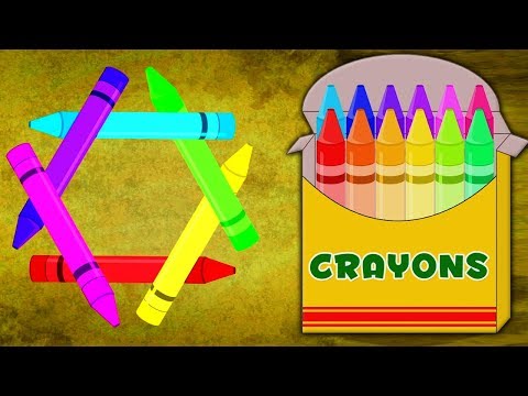 pastelli colore canzone | rima per i bambini | Imparare i colori | Kids Learn Colors | Color Song