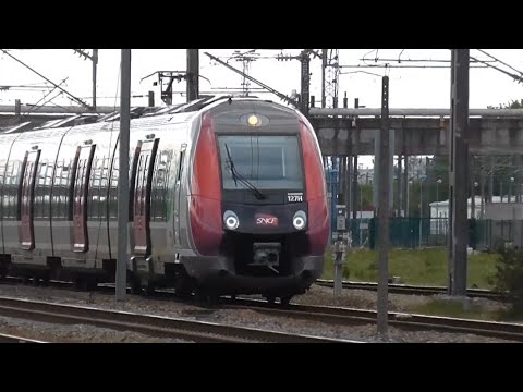 Z50000 NAT : Arrivée à la gare de Vaires Torcy sur la ligne P du Transilien