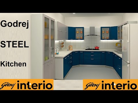 Godrej Mudular U Shaped Kitchen