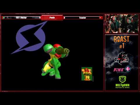 ROAST #1 - Melee Pools - Fauster (Samus, Falco) vs. Zephyr (Samus)