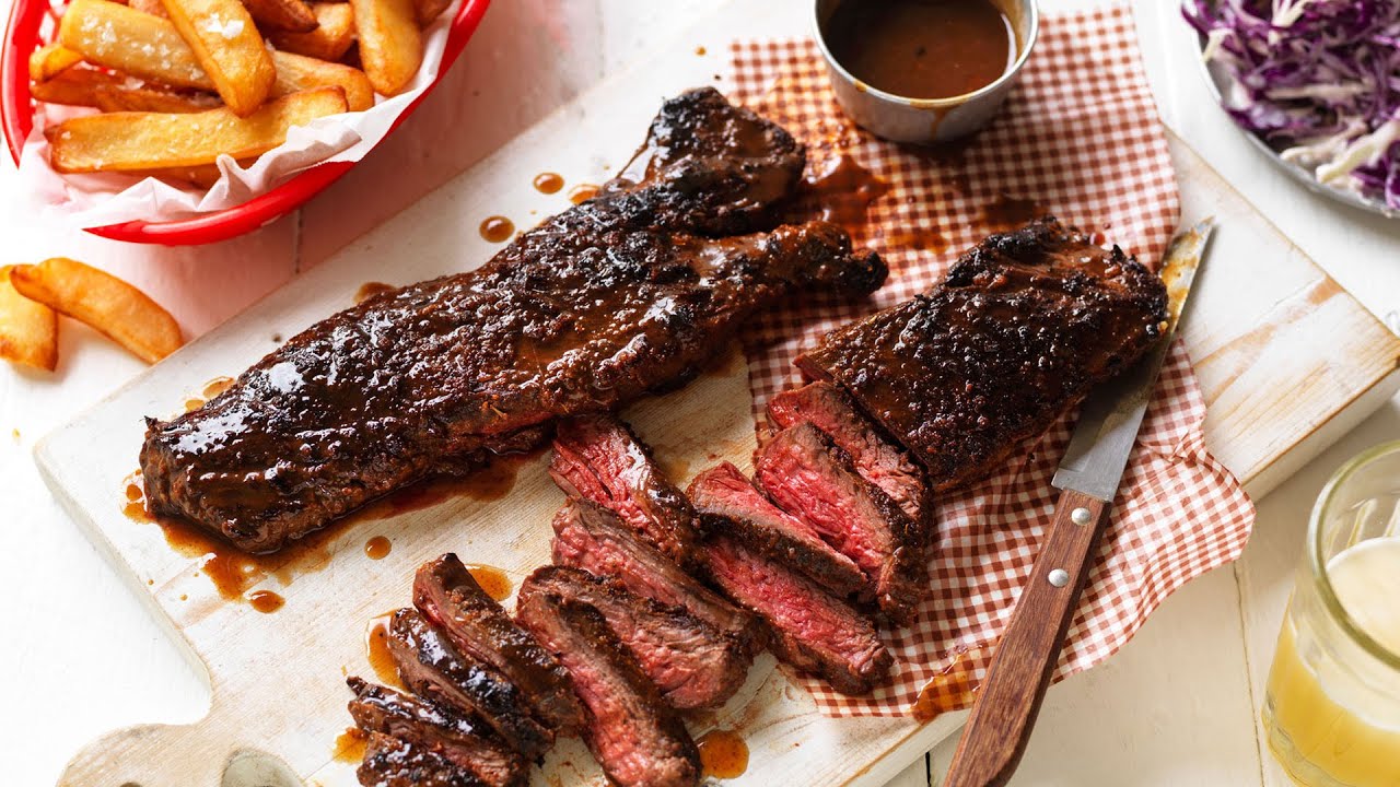 Memphis Style Pan Seared Hanger Steak Recipe myfoodbook