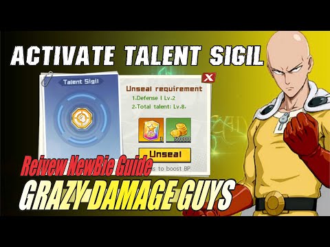 REIVEW ACTIVATE TALENT SIGIL ONE PUNCH MAN THE STRONGEST