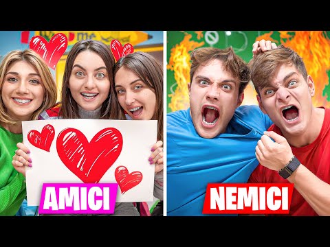 AMICI BUONI VS AMICI CATTIVI A SCUOLA..!