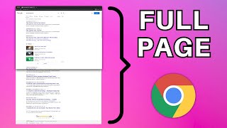 How to Easily Take a FULL PAGE Screenshot on Google Chrome