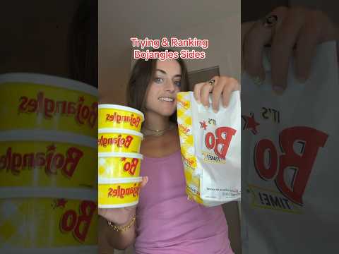 Trying & Ranking Bojangles Sides 🍟🧀🫘🥬#bojangles #botime #fastfood #fastfoodreview #foodie #yum