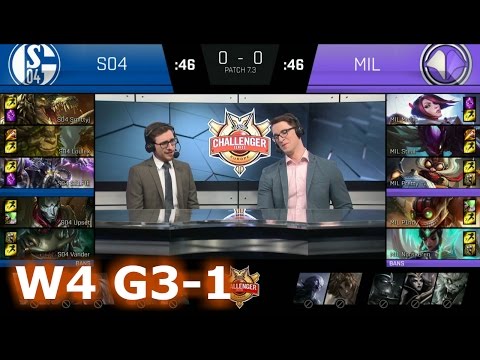 FC Schalke 04 vs Millenium | Game 1 S7 EUCS Spring 2017 Week 4 | S04 vs MIL G1 1080p