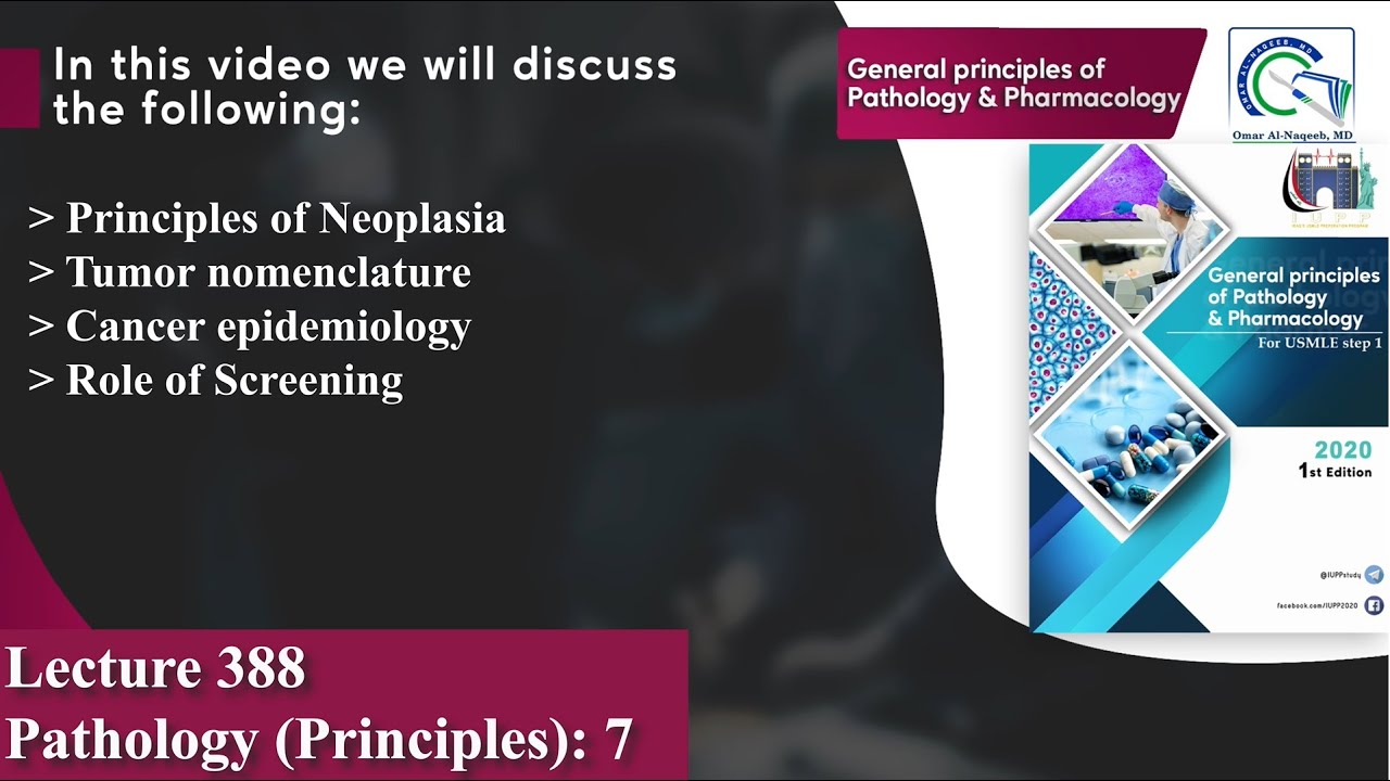 Principles of Neoplasia | Tumor nomenclature | Cancer epidemiology | Role of Screening