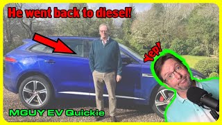 EV Quickie: EV fan goes back to DIESEL - I've had enough! | MGUY Australia