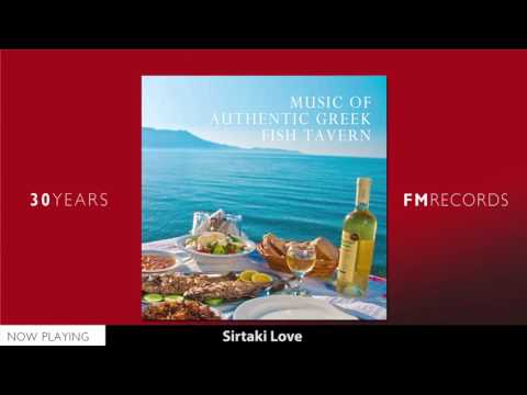Música da autêntica taverna de peixe grega