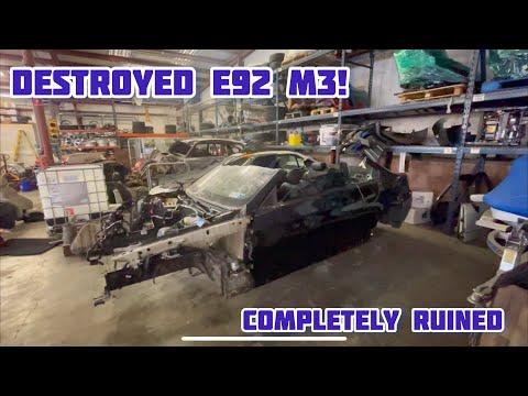 Cutting Apart A Perfectly Clean E92 M3!