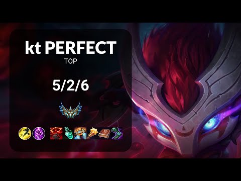 kt PerfecT Kennen vs Jax TOP - KR CHALLENGER Patch 13.20