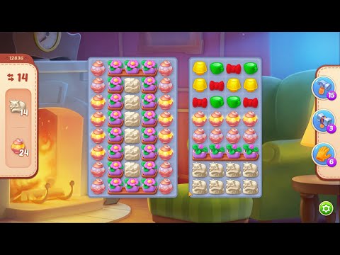 Homescapes Level 12836 No Boosters Gameplay #Bubunka