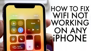 How To FIX iPhone Wifi Not Working!