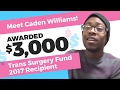 Point of Pride 2017 Transgender Surgery Fundraiser Recipient: Caden Williams