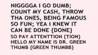 Tyga: Teach Me How To Dougie {Lyrics on Screen}