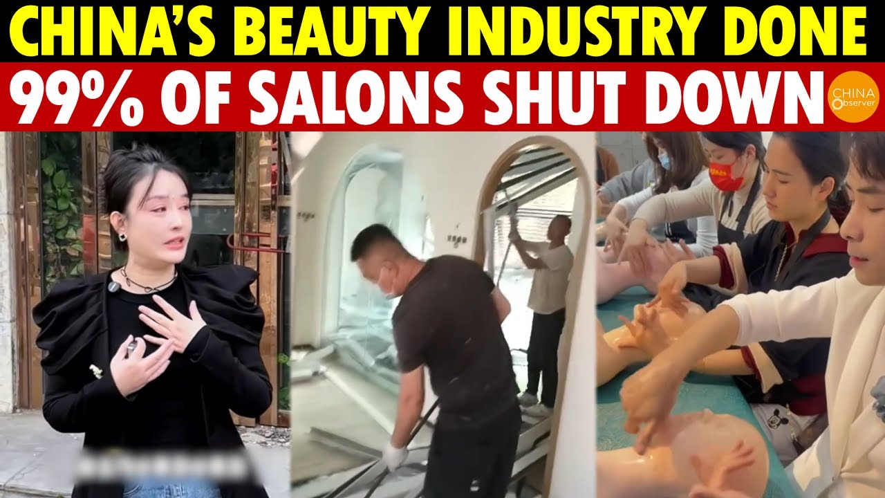 China’s Beauty Industry Collapses—99% of Salons Shut as the Middle Class Runs Out of Money
