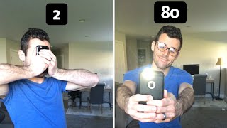 How different ages take a selfie