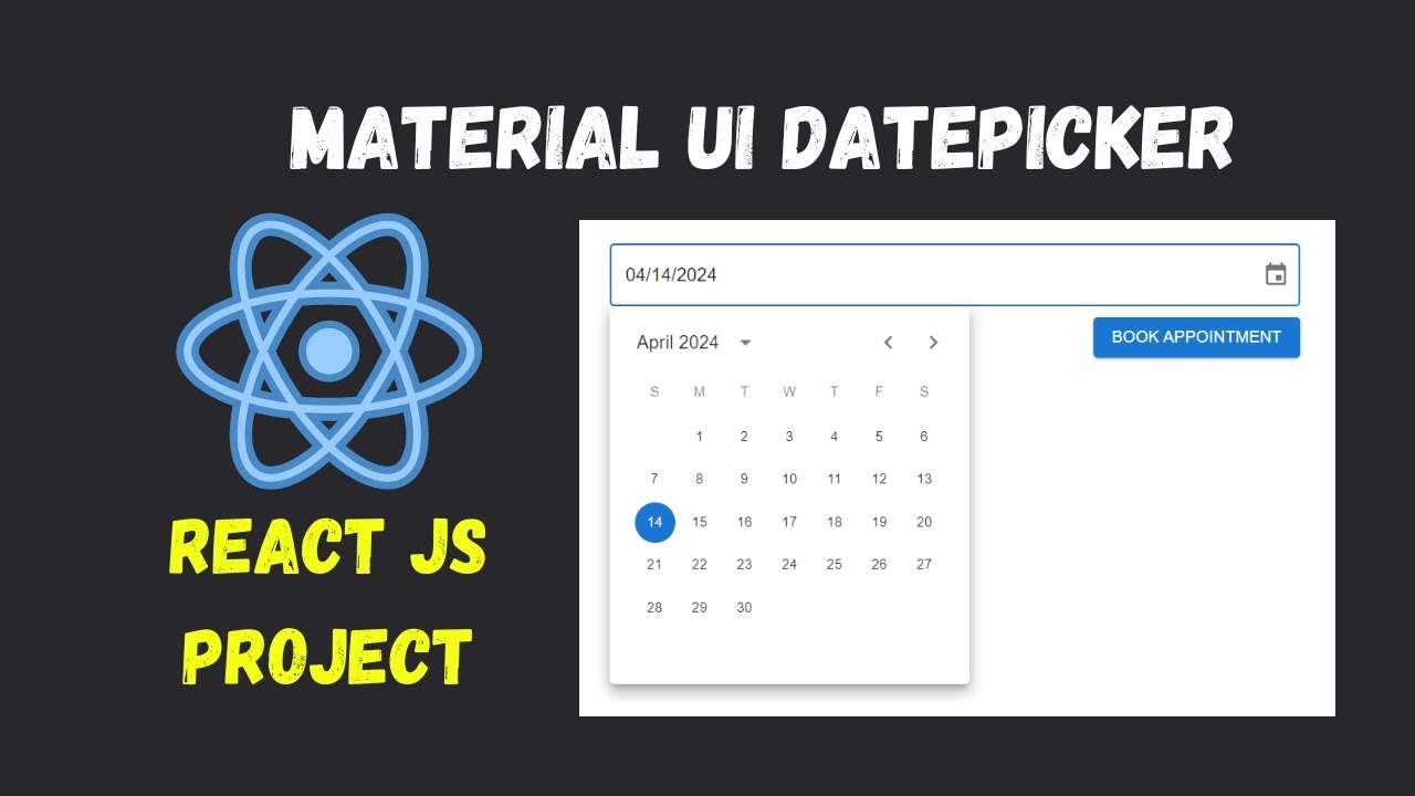 How to Use Material UI Date Picker in React Js