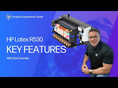 HP Latex R530 - Book a Demo at the Graphics Experience Center